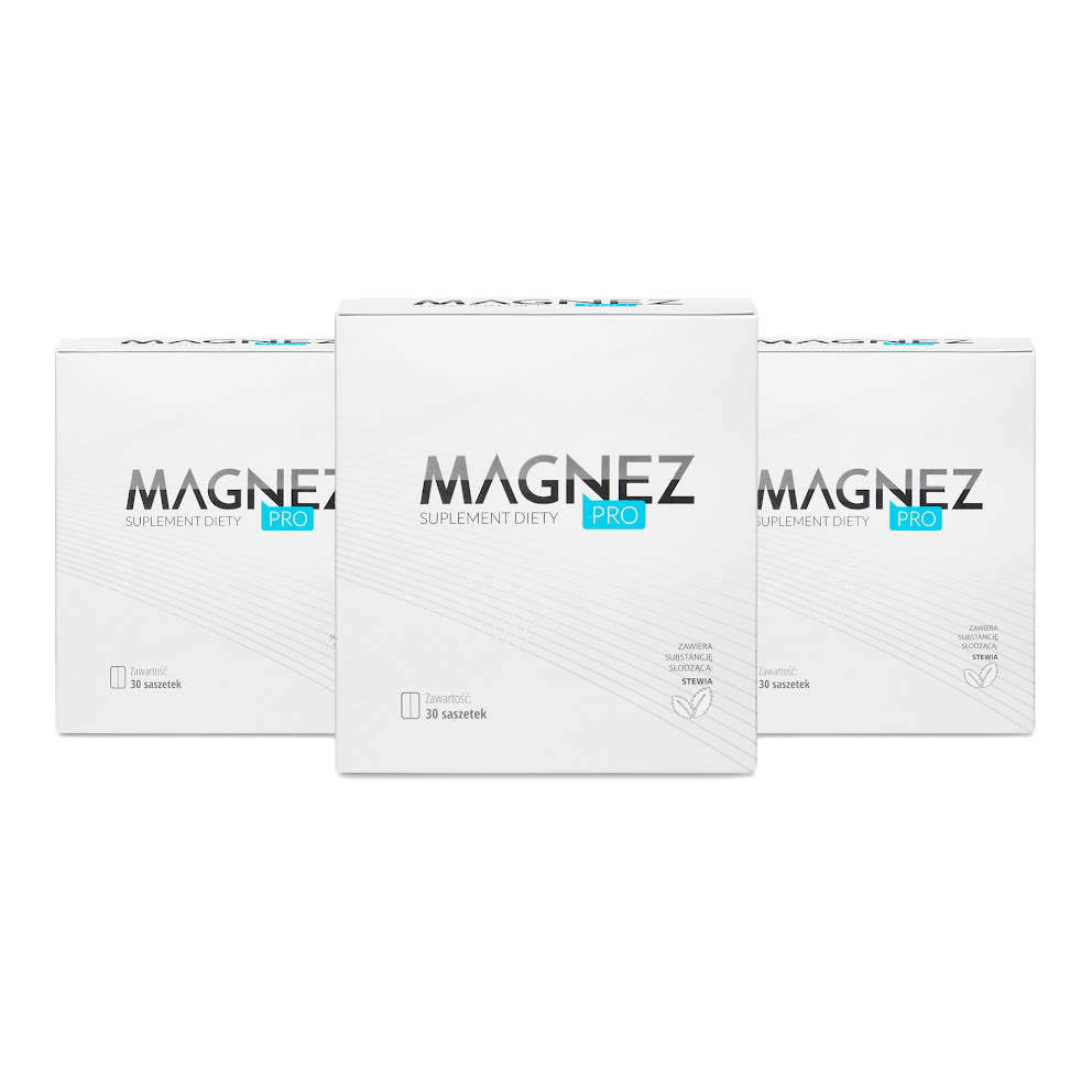 3x Magnez Pro (3x30 saszetek)