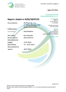 Raport z badań