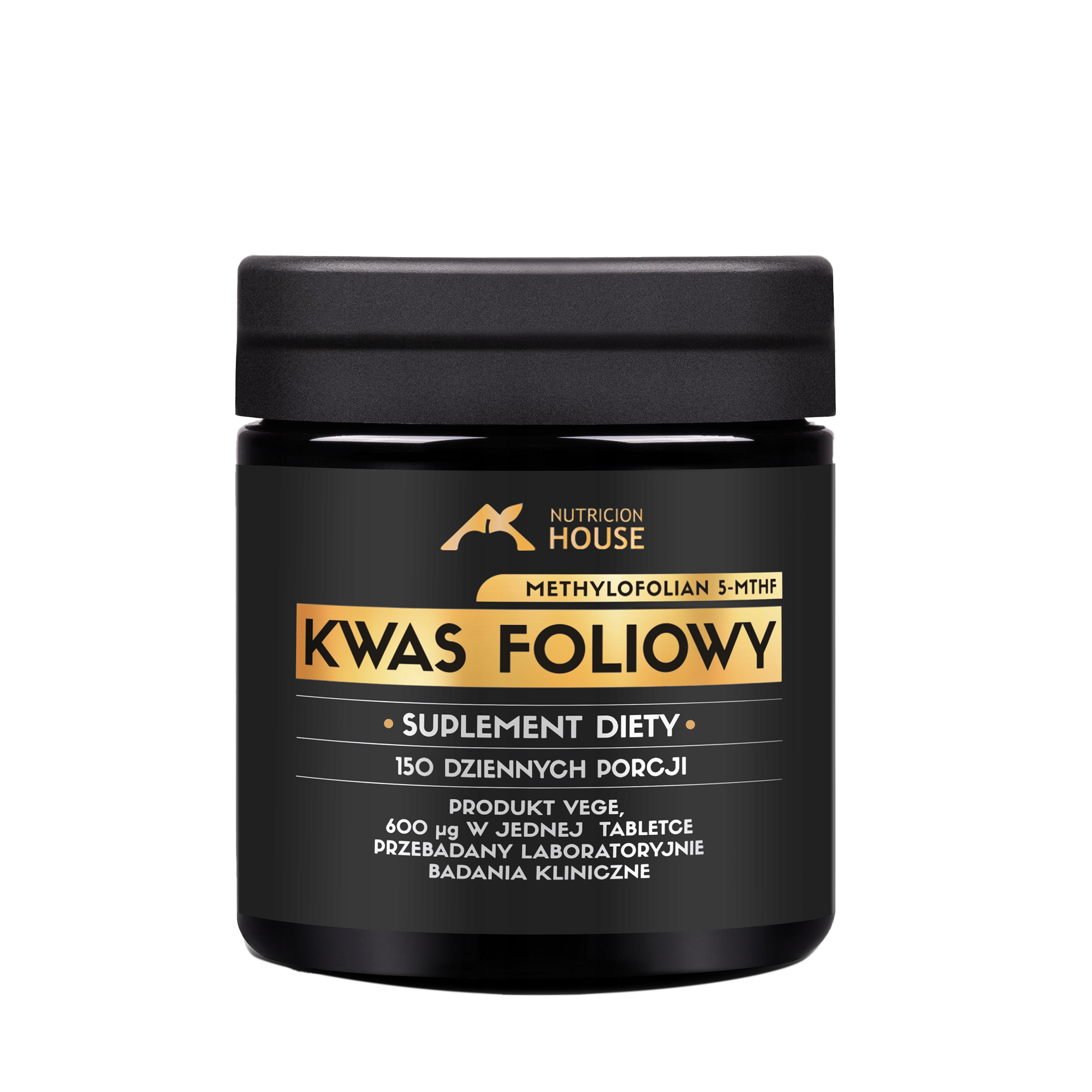 Kwas Foliowy MethyloFolian 5-MTHF aż 600mcg 150 tabletek Najlepsza Forma!