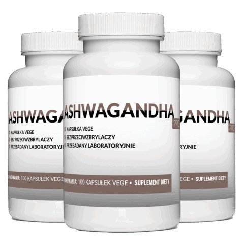 3x ASHWAGANDHA największa MEGA KAPSUŁKA 10mg witanolidów 100 vegekaps
